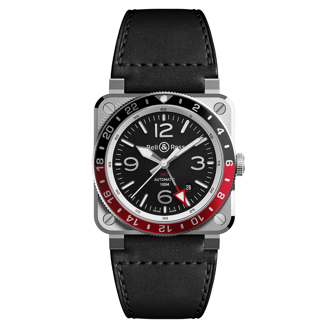 Bell and Ross watch in Alternative Metals BR0393-BL-ST/SCA