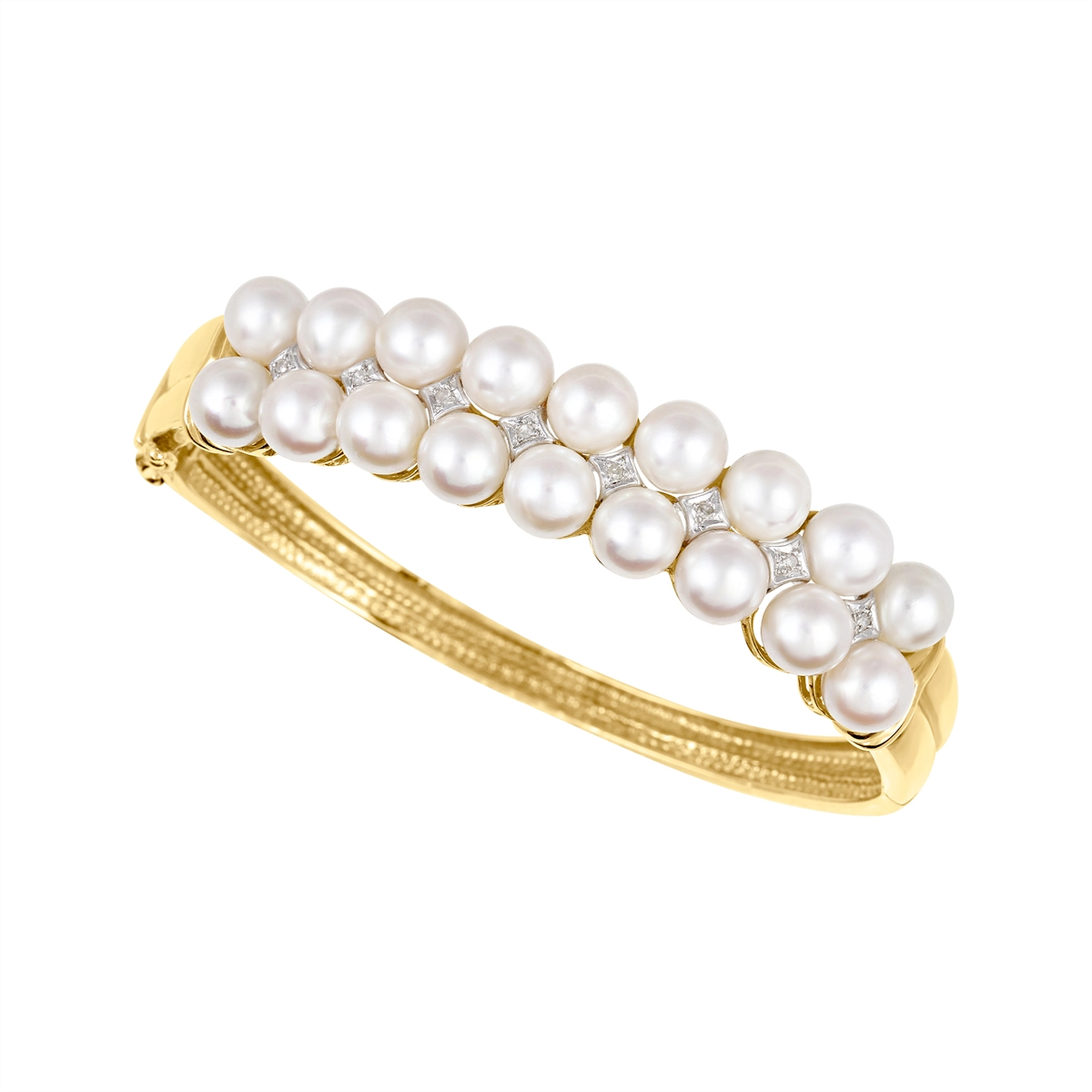 Bracelets Bracelets in Yellow Gold containing Multi-gemstone, Diamond, Pearl 415561