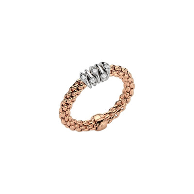 FOPE Rings in Rose Gold containing Diamond 74608AX_BB_R_XBX_00M
