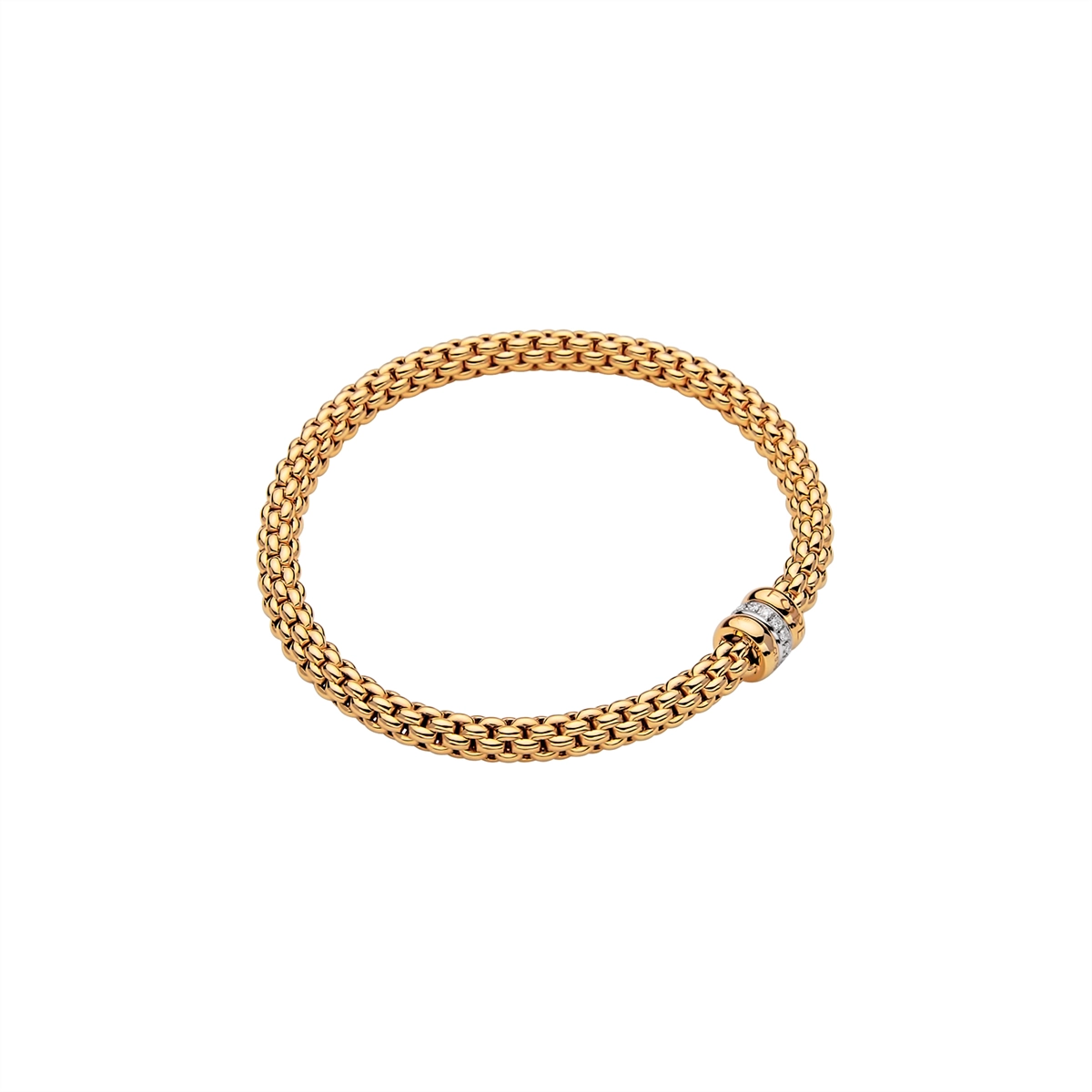 FOPE Bracelets in Mixed Metals containing Diamond 62106BX_BB_G_GBG_00S