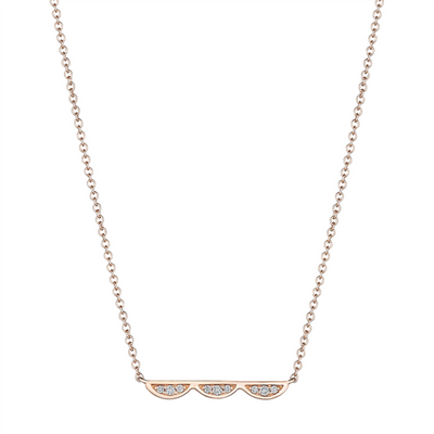 csv_image Tacori Necklace in Rose Gold containing Diamond SN248FP