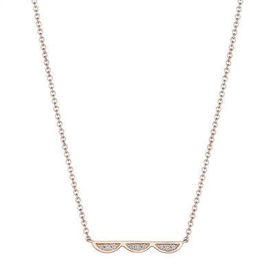 Tacori Necklaces in Rose Gold containing Diamond SN248FP