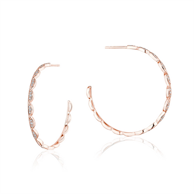Tacori Earrings in Rose Gold containing Diamond SE258FP