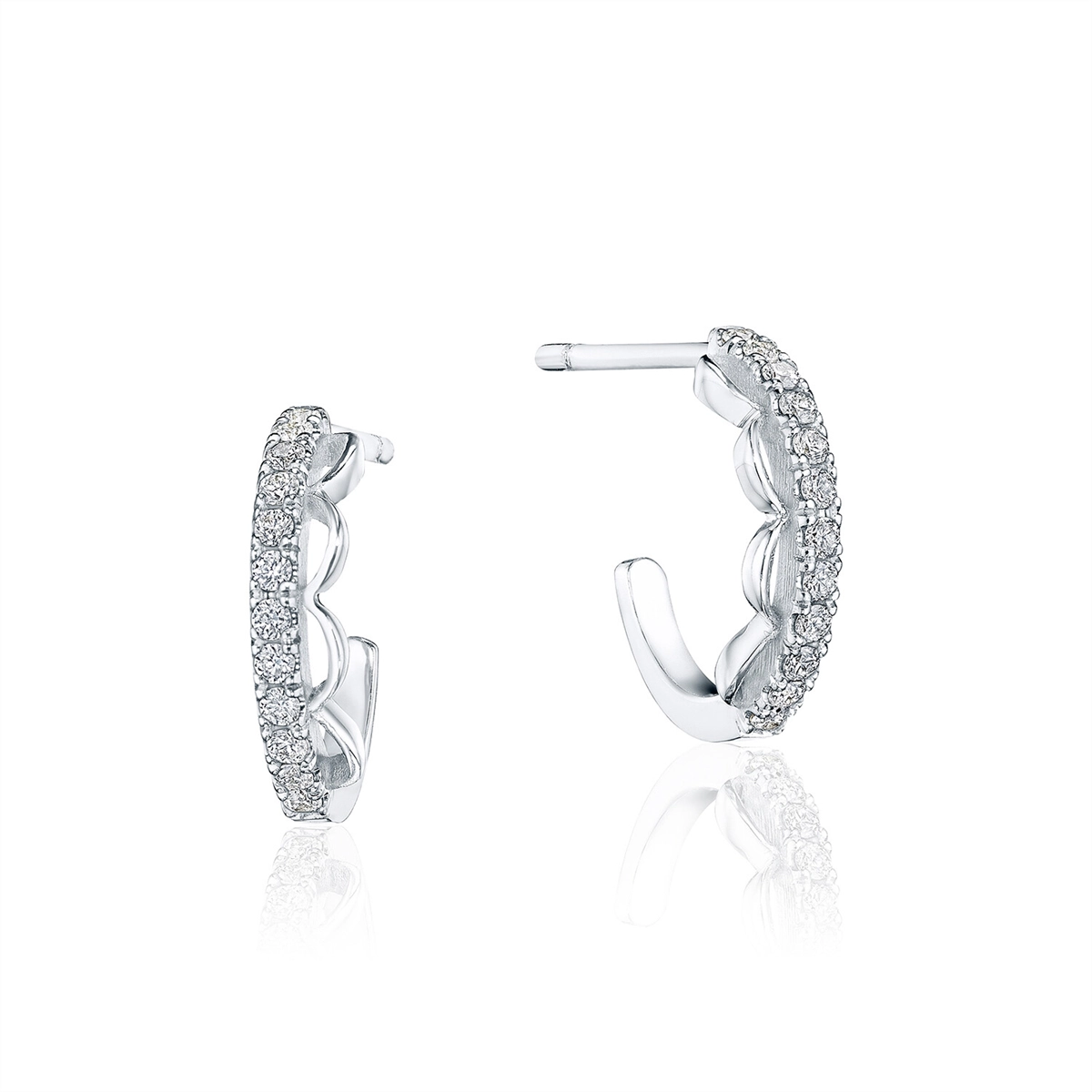 Tacori Earrings in White Gold containing Diamond SE259FW