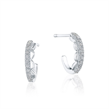 Tacori Earrings in White Gold containing Diamond SE259FW