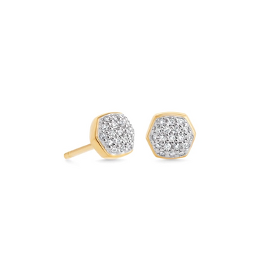 Kendra Scott Earrings in Mixed Metals containing Diamond 4217718938