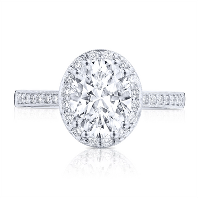 csv_image Tacori Engagement Ring in White Gold containing Diamond P103 2 OV 9X7 FW