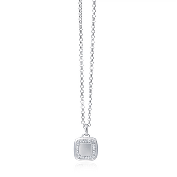 Necklaces Necklaces in White Gold containing Diamond 416066