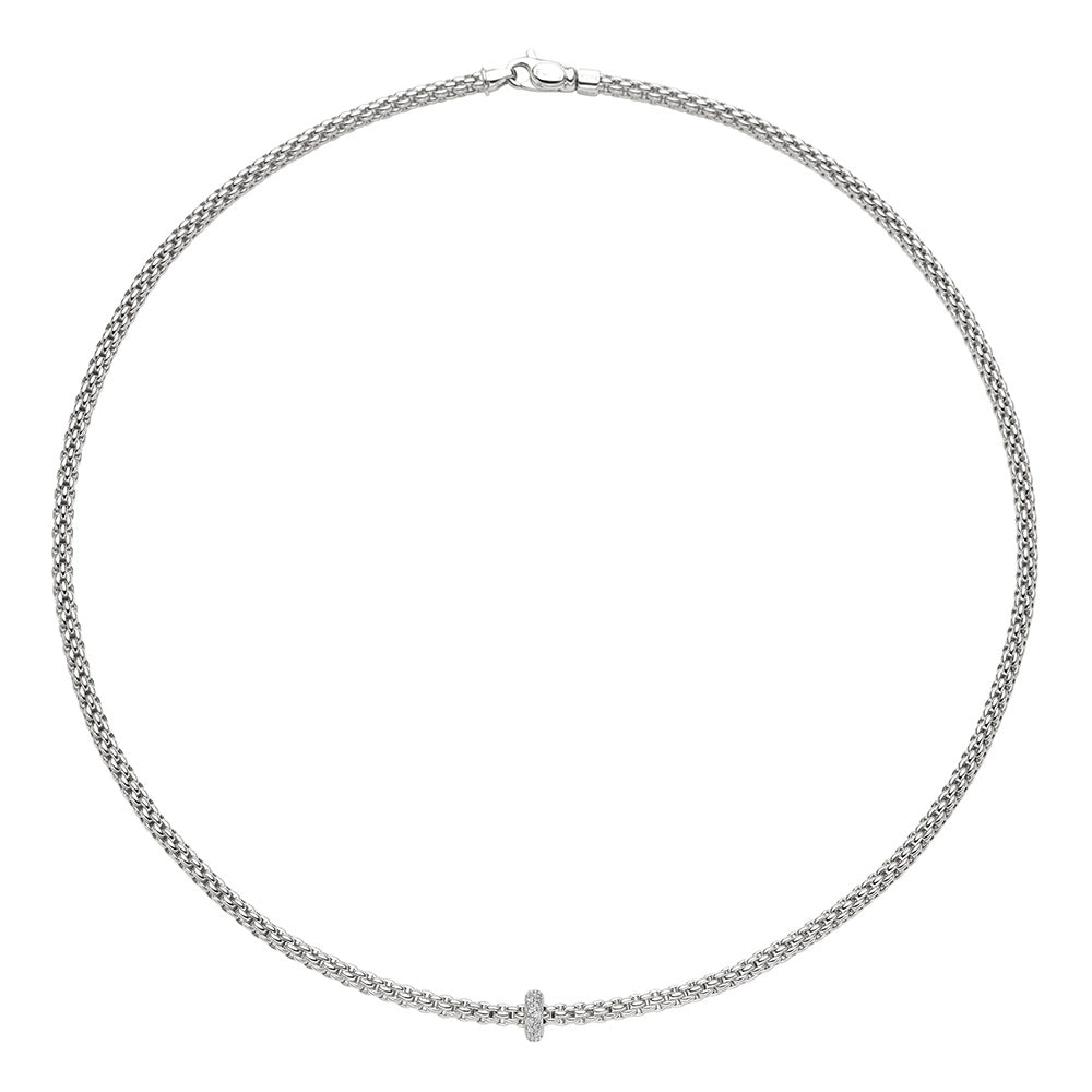 FOPE Necklaces in White Gold containing Diamond 74508CX_BB_B_XBX_043