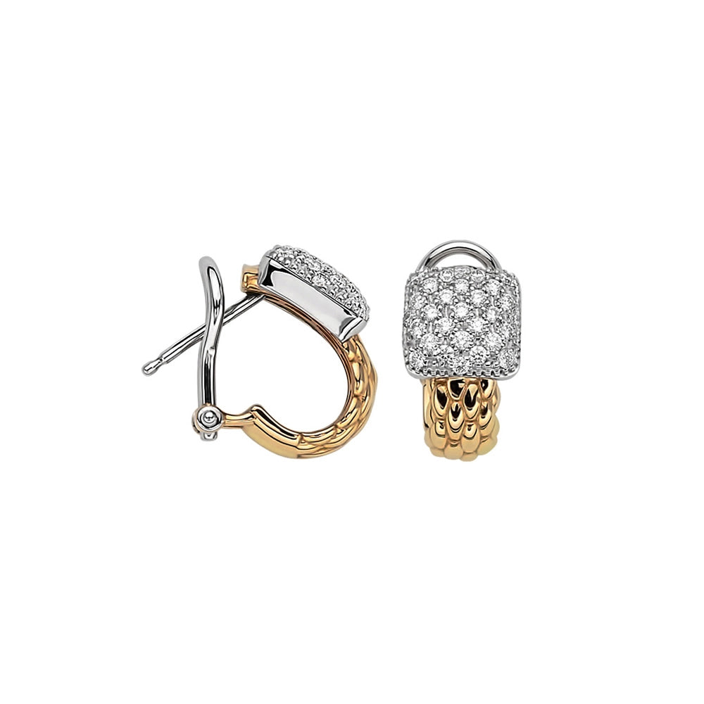FOPE Earrings in Mixed Metals containing Diamond 56102OX_PB_G_XBX_000