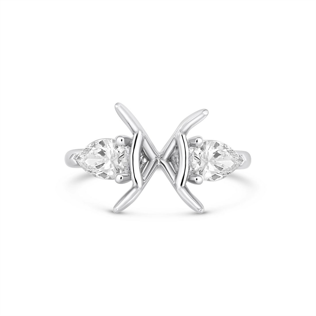 Fana Engagement Rings in White Gold containing Diamond 40620-11B-14KW-CUSTOM