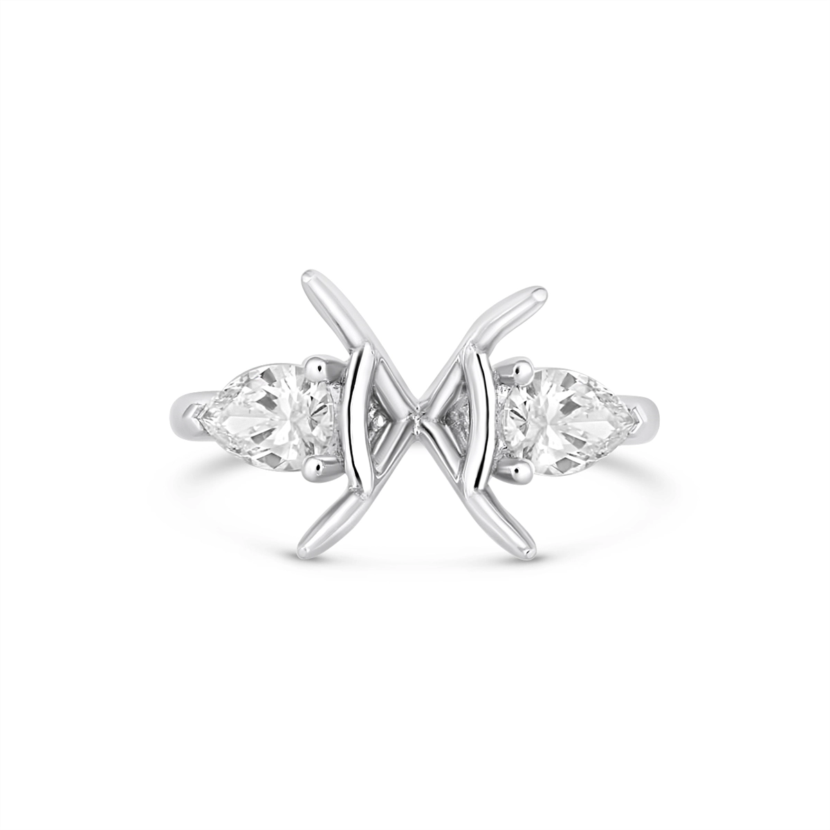 Fana Engagement Rings in White Gold containing Diamond 40620-11B-14KW-CUSTOM