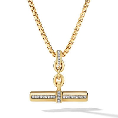 David Yurman Pendants in Yellow Gold containing Diamond D16743D88ADI
