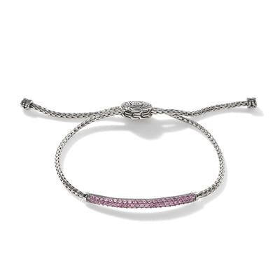 csv_image John Hardy Bracelet in Silver containing Pink tourmaline BBS901194PTMXM-L