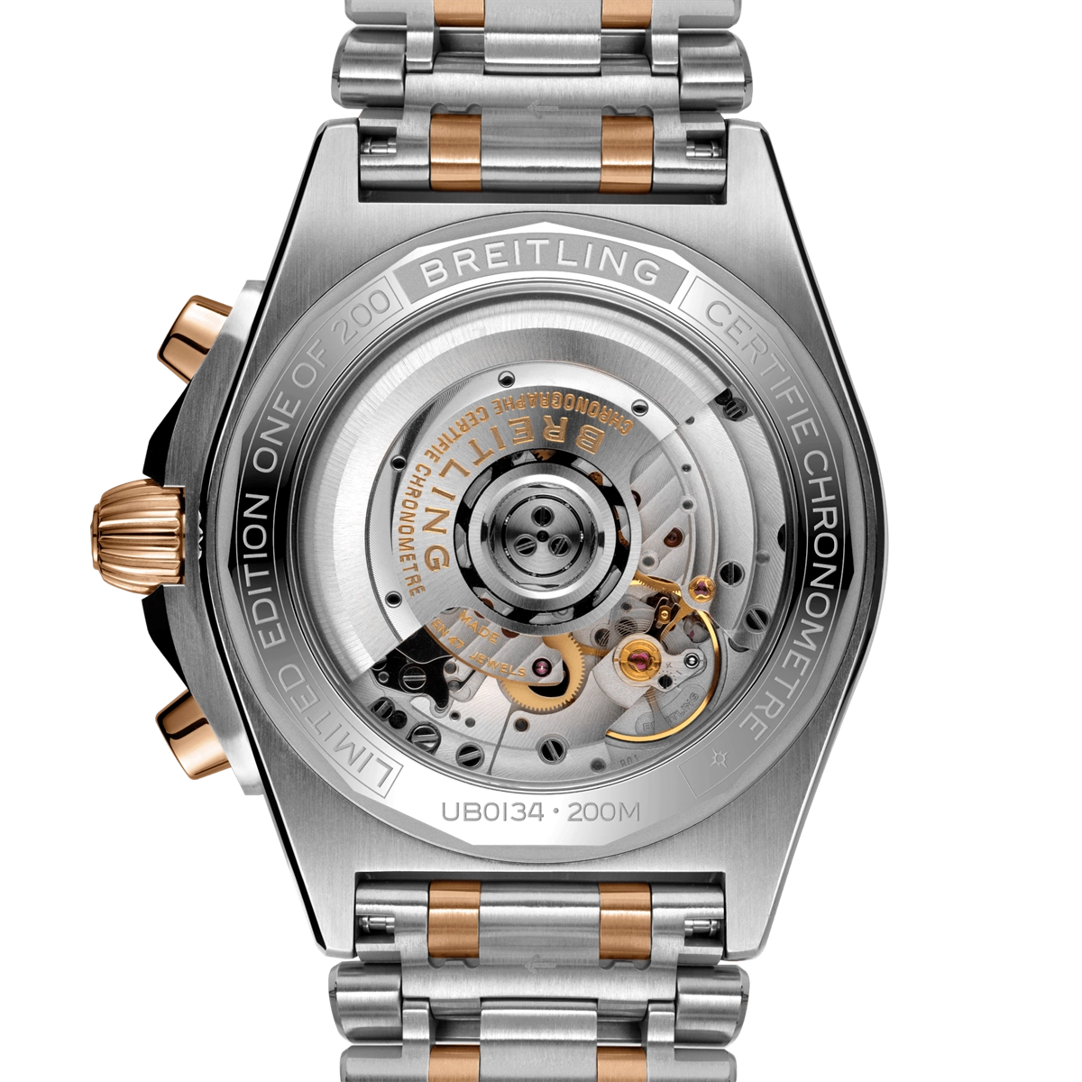 Breitling watch in Mixed Metals UB01341A1B1U1