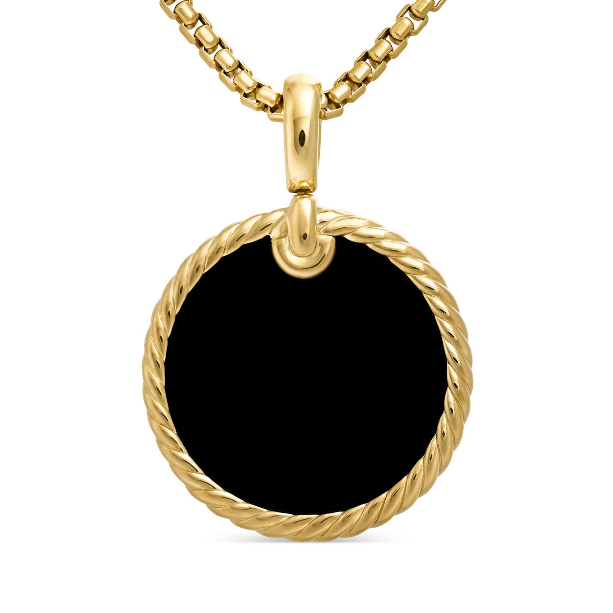 David Yurman Pendants in Yellow Gold containing Mother of pearl, Black onyx, Multi-gemstone D1693688BXM