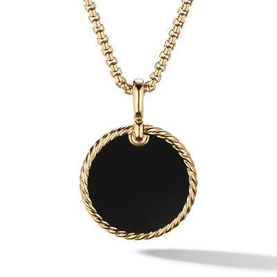 David Yurman Pendants in Yellow Gold containing Mother of pearl, Black onyx, Multi-gemstone D1693688BXM