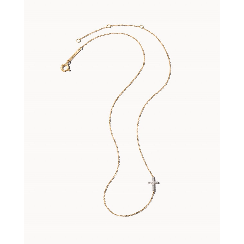 Kendra Scott Necklaces in Yellow Gold containing Diamond 9608800261