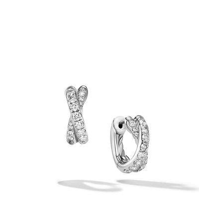 David Yurman Earrings in White Gold containing Diamond E17282D8WADI