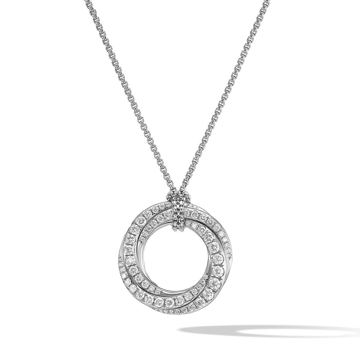 David Yurman Necklaces in White Gold containing Diamond N17237D8WADI18