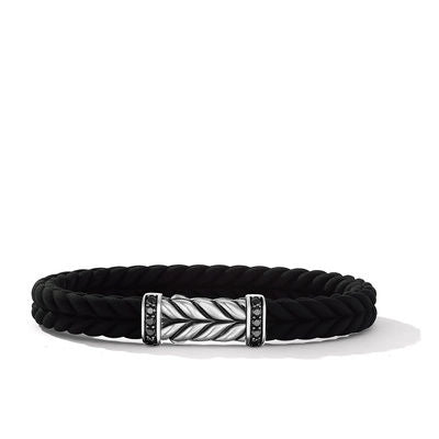 David Yurman Bracelets in Silver containing Black diamond B25572MSSABDRBRBKM