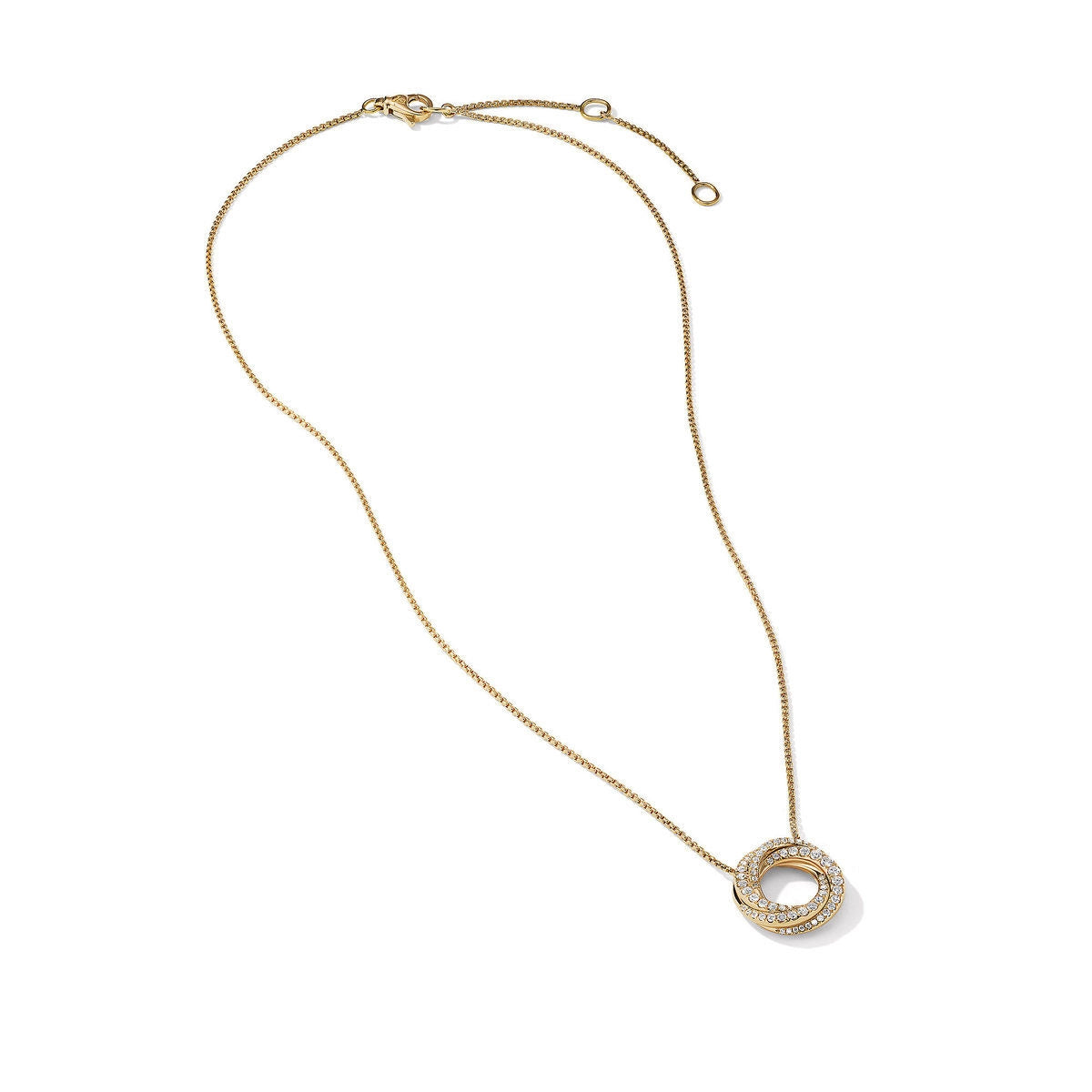 David Yurman Necklaces in Yellow Gold containing Diamond N17236D88ADI17
