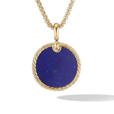 David Yurman Pendants in Yellow Gold containing Lapis D1693688BLA