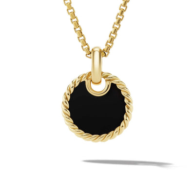csv_image David Yurman Pendant in Yellow Gold containing Mother of pearl, Black onyx, Multi-gemstone D1746388BXM