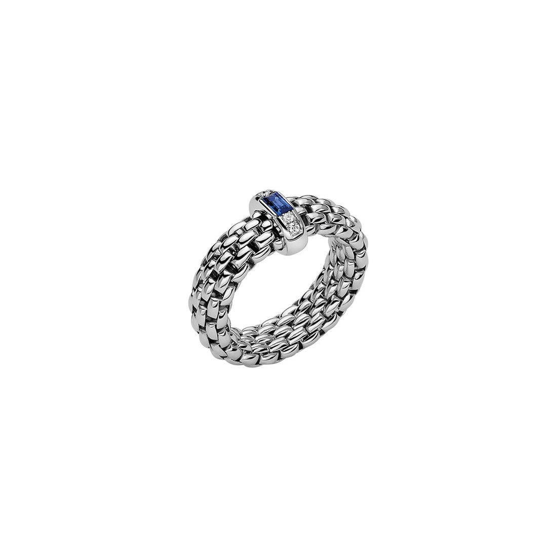 FOPE Rings in White Gold containing Multi-gemstone, Diamond, Sapphire 58302AX_B2_B_XBX_00M