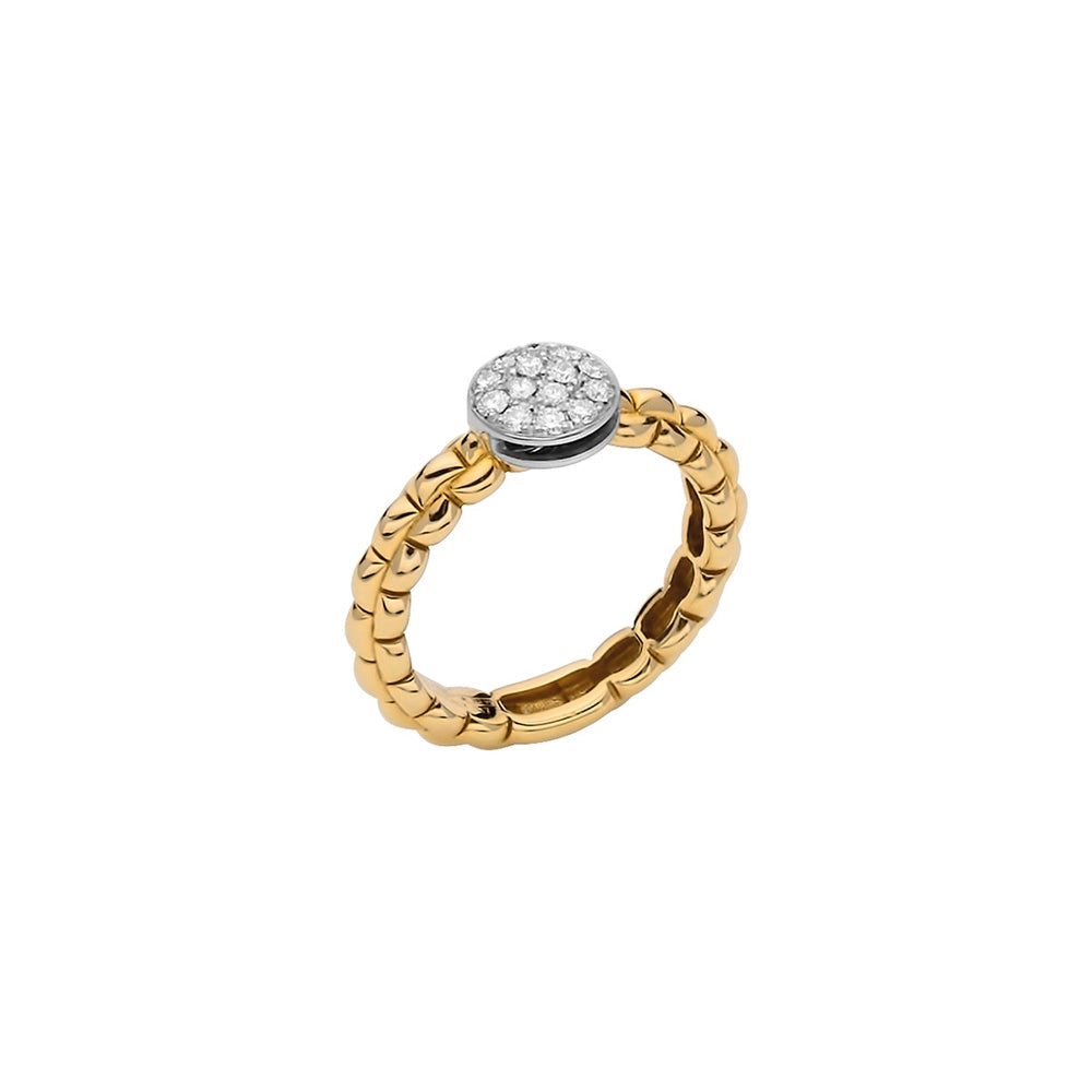 FOPE Rings in Mixed Metals containing Diamond 73601AX_PB_G_XBX_140