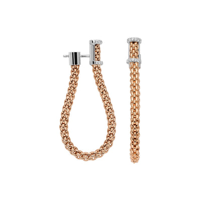csv_image FOPE Earring in Rose Gold containing Diamond 04E08OX_BB_R_BXB_000