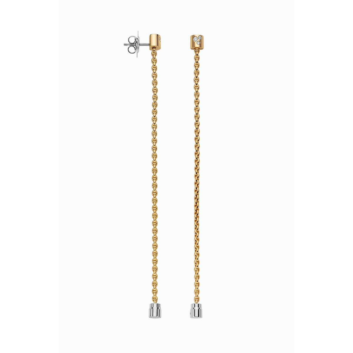 FOPE Earrings in Yellow Gold containing Diamond 89203OX_BB_G_XGX_000