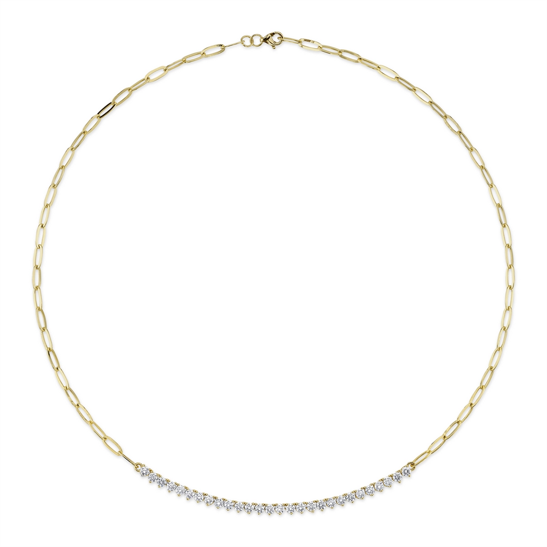 Necklaces Necklaces in Yellow Gold containing Diamond 417447