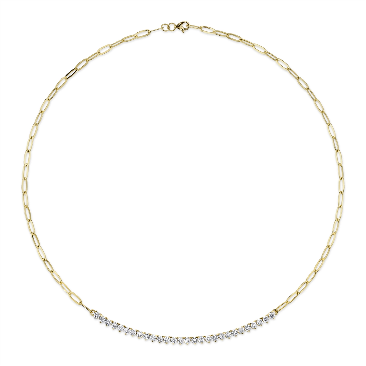 Necklaces Necklaces in Yellow Gold containing Diamond 417447