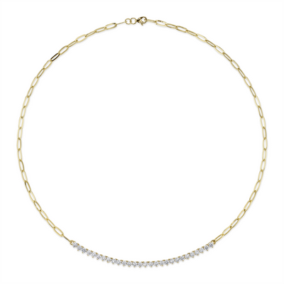 Necklaces Necklaces in Yellow Gold containing Diamond 417447