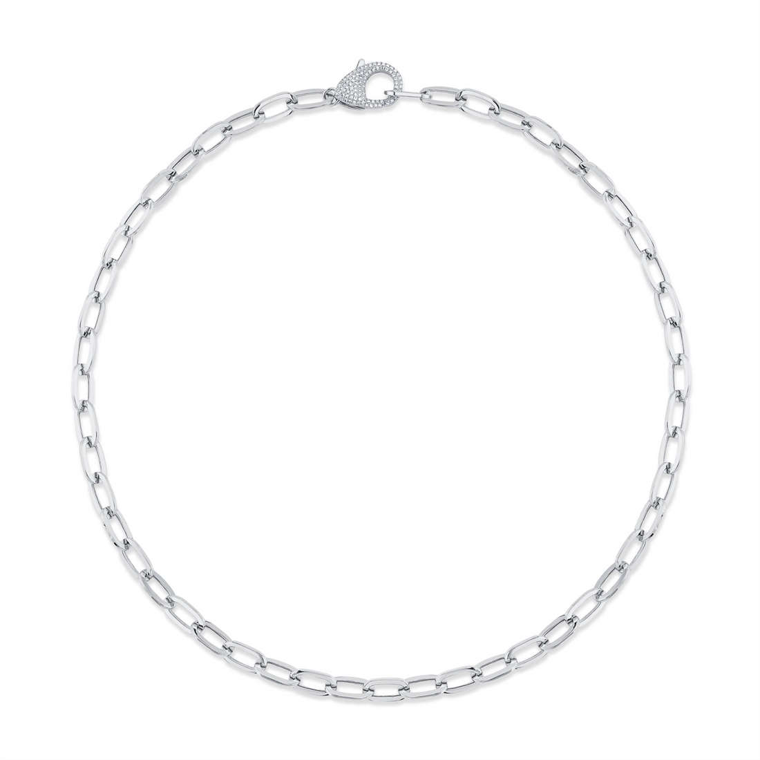 Necklaces Necklaces in White Gold containing Diamond 417449