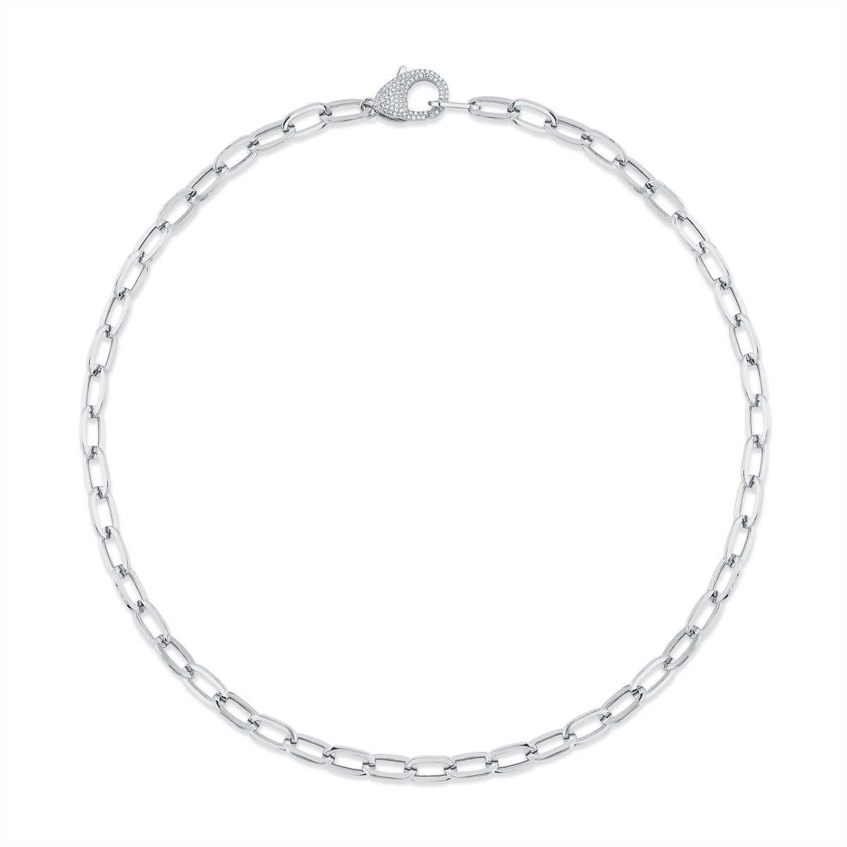 Necklaces Necklaces in White Gold containing Diamond 417449