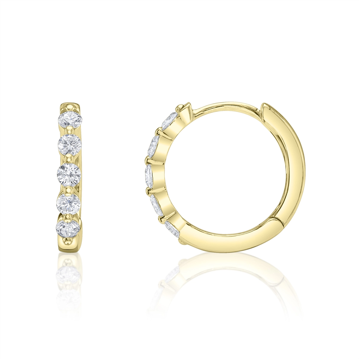 Earrings Earrings in Yellow Gold containing Diamond 417468