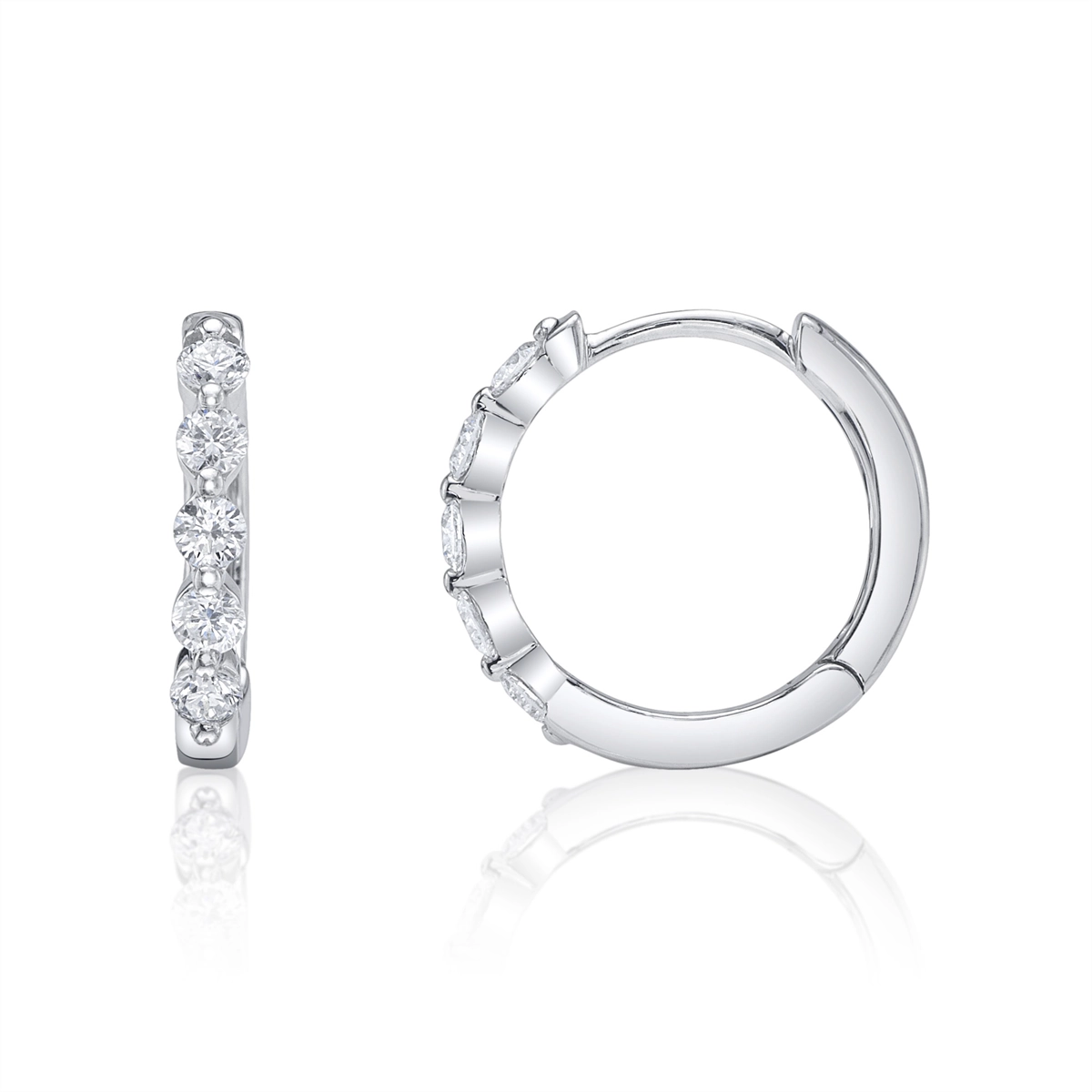 Earrings Earrings in White Gold containing Diamond 417469