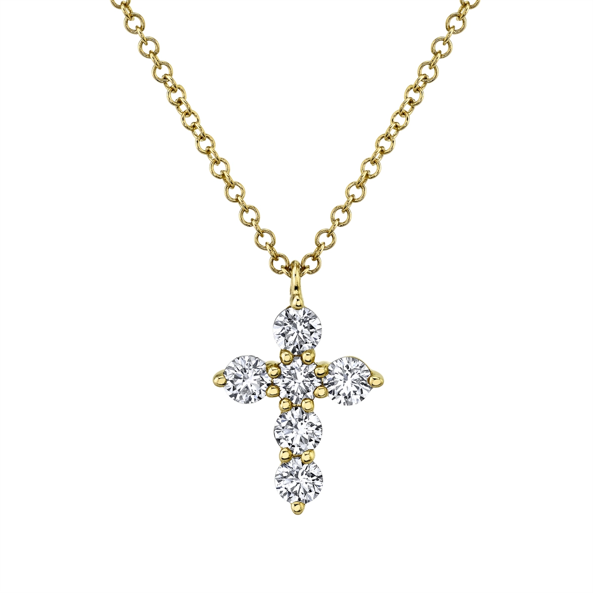 Necklaces Necklaces in Yellow Gold containing Diamond 417515
