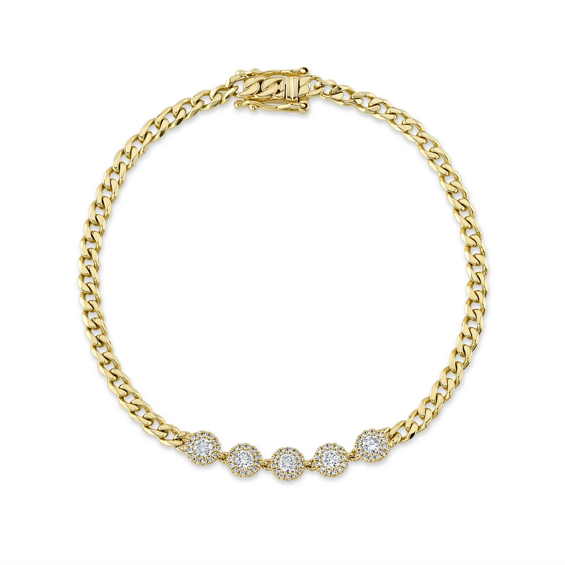 Bracelets Bracelets in Yellow Gold containing Diamond 417516