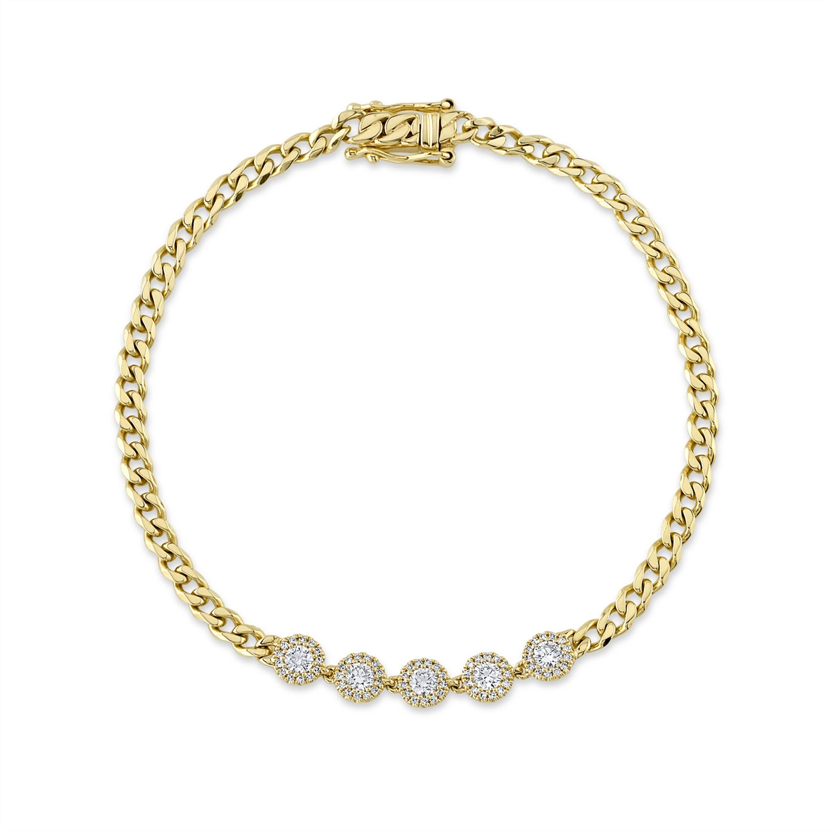 Bracelets Bracelets in Yellow Gold containing Diamond 417516