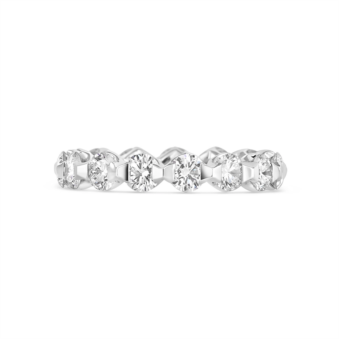 Wedding Bands Wedding Rings in Platinum/Palladium containing Diamond 417554