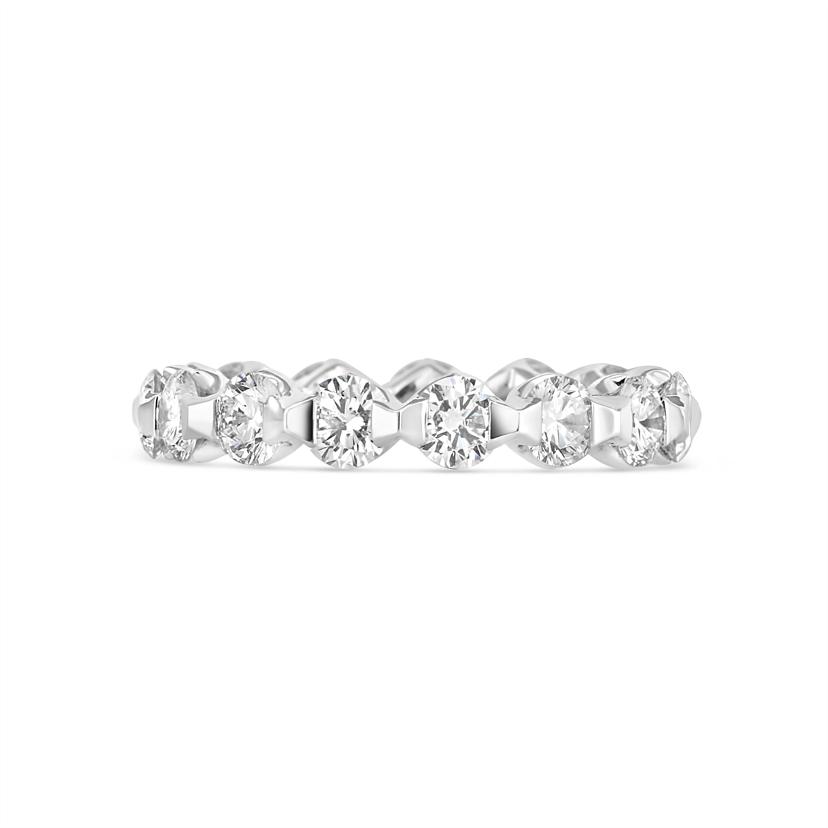 Wedding Bands Wedding Rings in Platinum/Palladium containing Diamond 417554