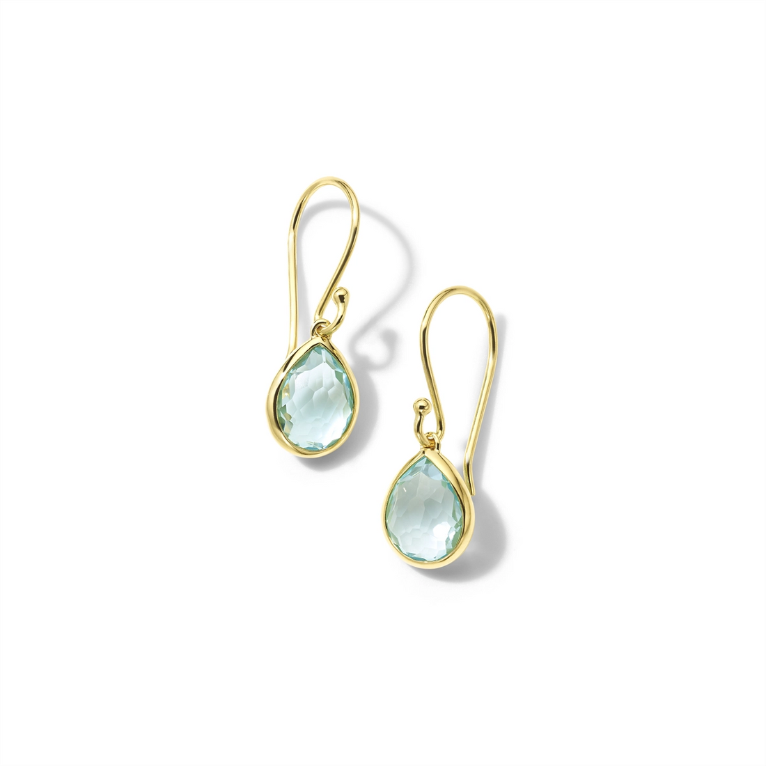Ippolita Earrings in Yellow Gold containing Blue topaz  GE396BT
