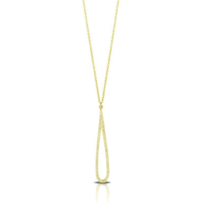 csv_image Doves Necklace in Yellow Gold containing Diamond N6766-Y
