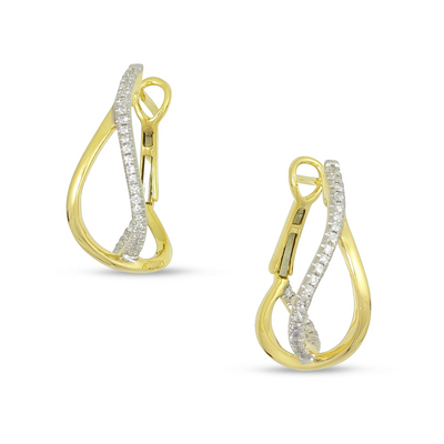 csv_image Frederic Sage Earring in Yellow Gold containing Diamond E2463-4-Y