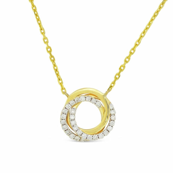 Frederic Sage Necklaces in Yellow Gold containing Diamond P3029-4-Y