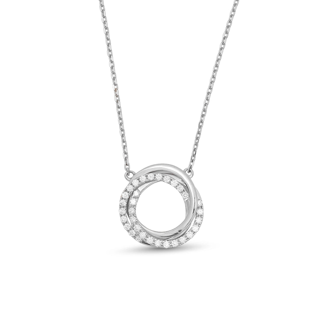 Frederic Sage Necklaces in White Gold containing Diamond P3031-4-W