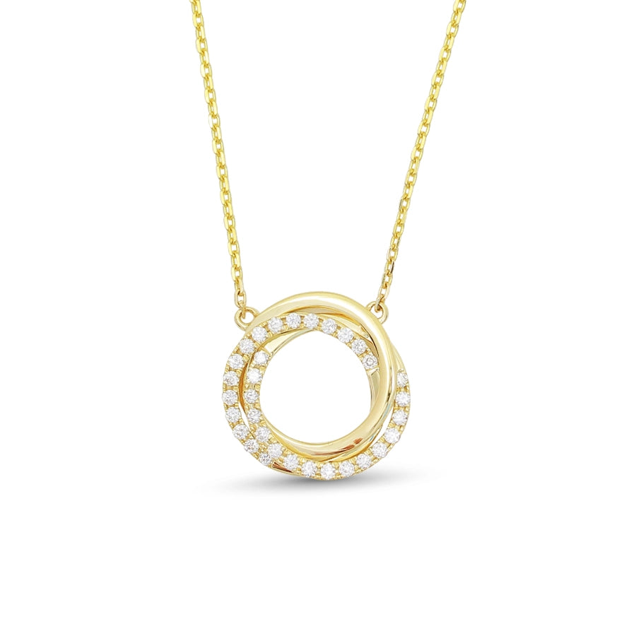 Frederic Sage Necklaces in Yellow Gold containing Diamond P3031-4-Y